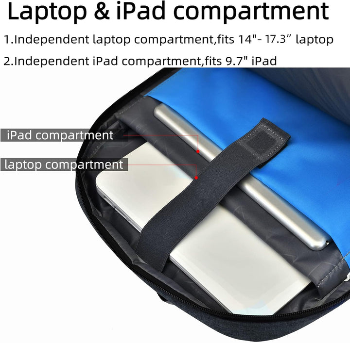 Comfortabele waterdichte schooltas met USB-poort, perfect voor studenten en pendelen.