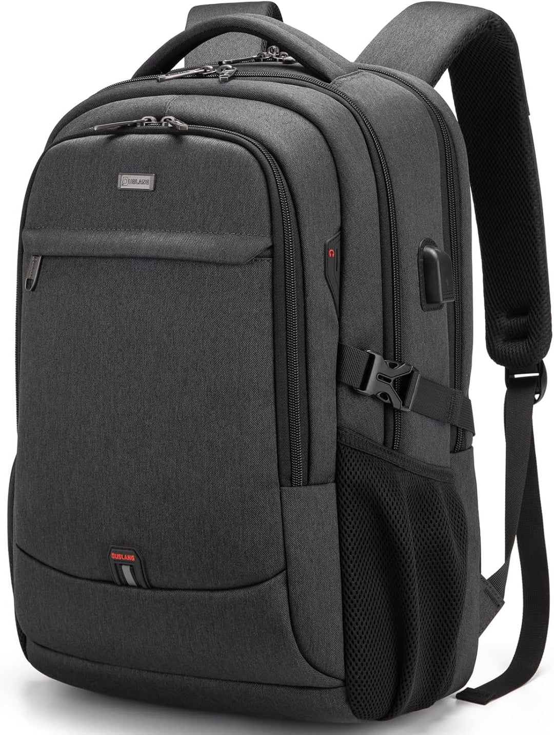 Duurzame waterdichte anti-diefstal rugzak, met laptopvak en USB-poort voor gemoedsrust.