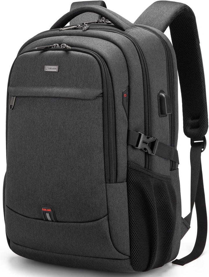 Duurzame waterdichte anti-diefstal rugzak, met laptopvak en USB-poort voor gemoedsrust.