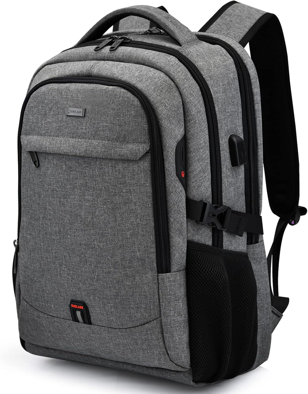 Trendy unisex waterdichte rugzak voor studenten en professionals, met USB-poort.