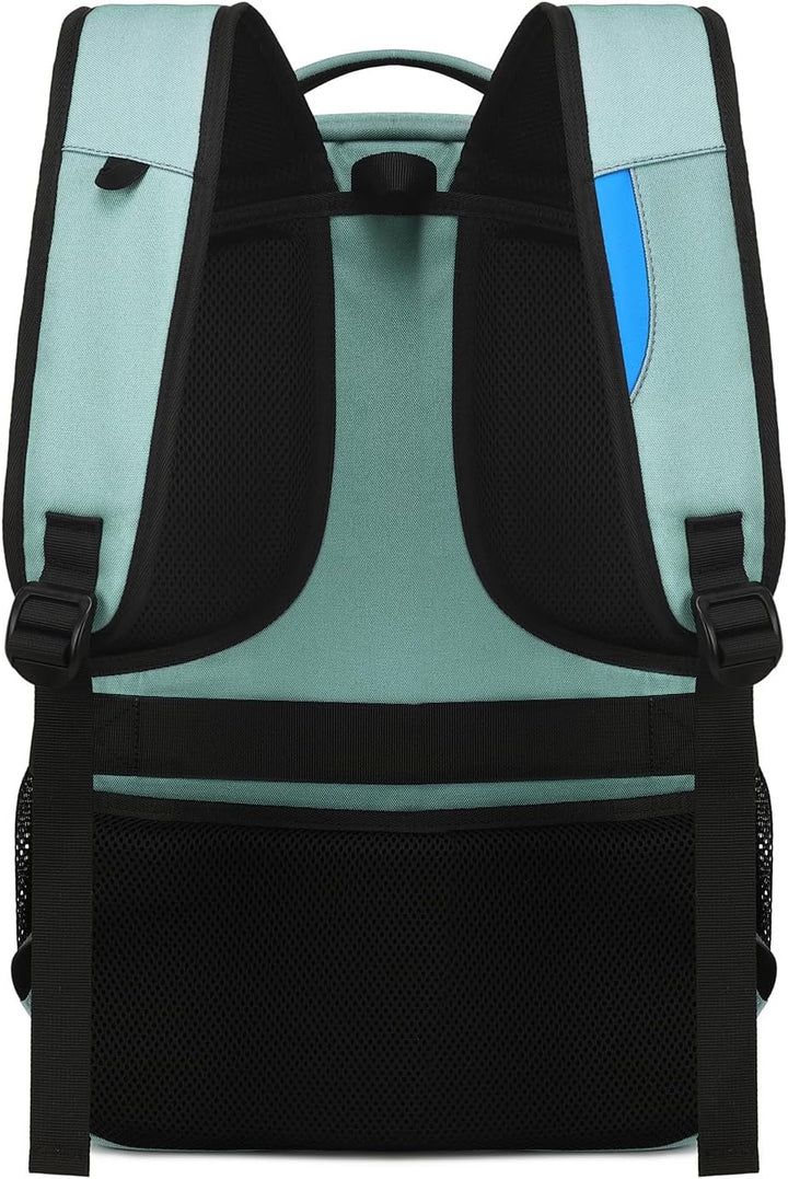 Robuuste waterdichte laptoprugzak voor studenten, met USB en comfortabele pasvorm.