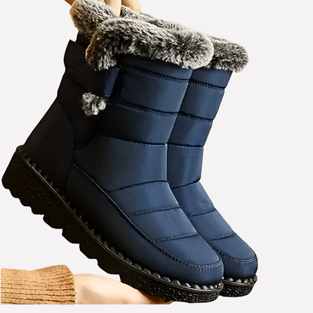 Unisex waterdichte winterlaarzen voor koude dagen, stijlvolle en warme snowboots met antislipzool voor buitenactiviteiten.