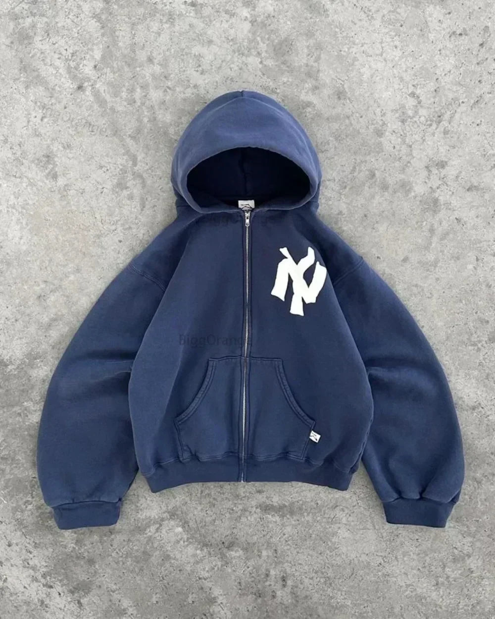 Ultiem comfortabele oversized Y2K hoodie met abstracte kunst, perfect voor relaxte dagen en streetwear stijl.