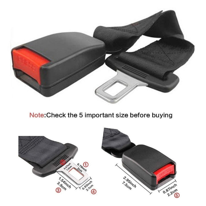 Veilige autogordel verlengset, een praktische auto accessoire voor meer gemak en veiligheid op reis.