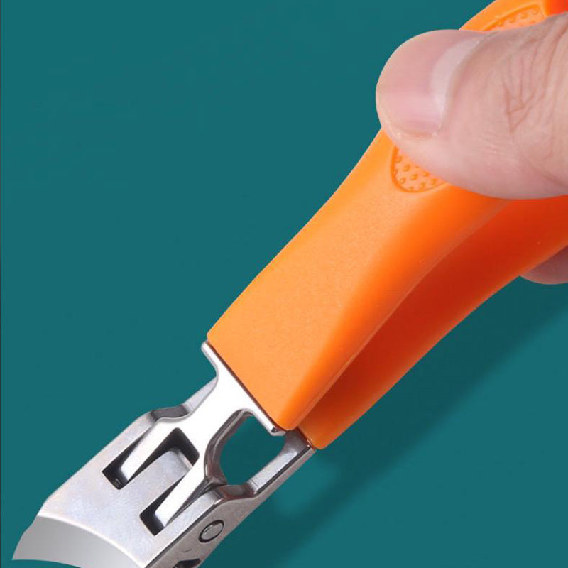 Handige nagelknipper voor senioren met dikke nagels; biedt extra grip en knipkracht voor gemak.