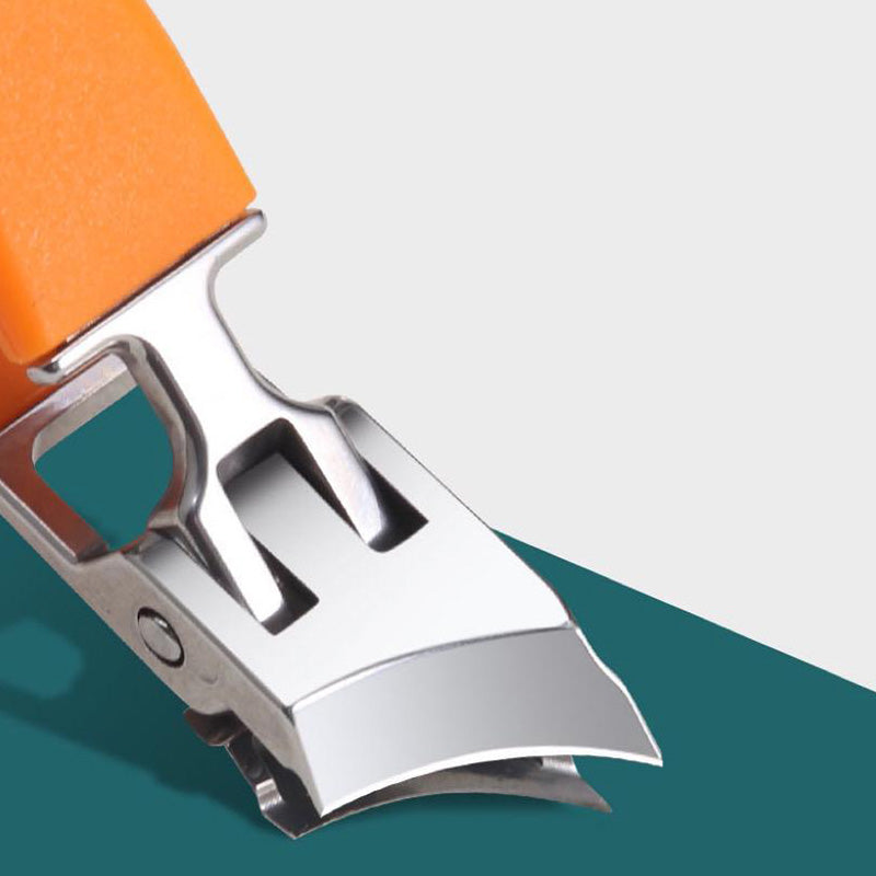 Compacte RVS nagelknipper, perfect voor pedicure en manicure van zowel handen als voeten.