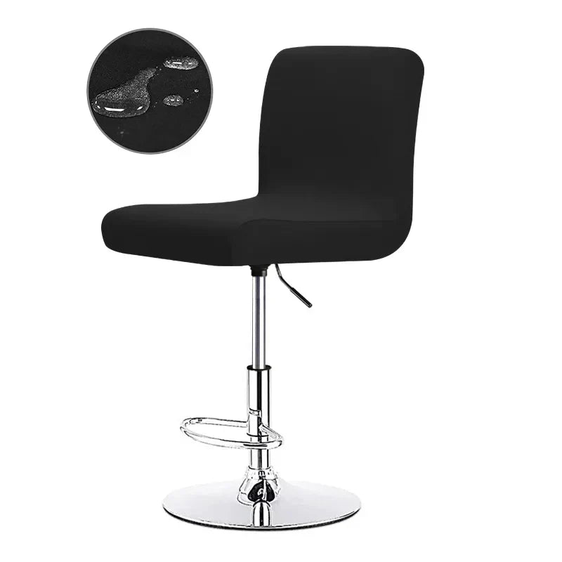 Universele stretchhoes voor barstoelen, waterdicht polyester katoen, elegant design.