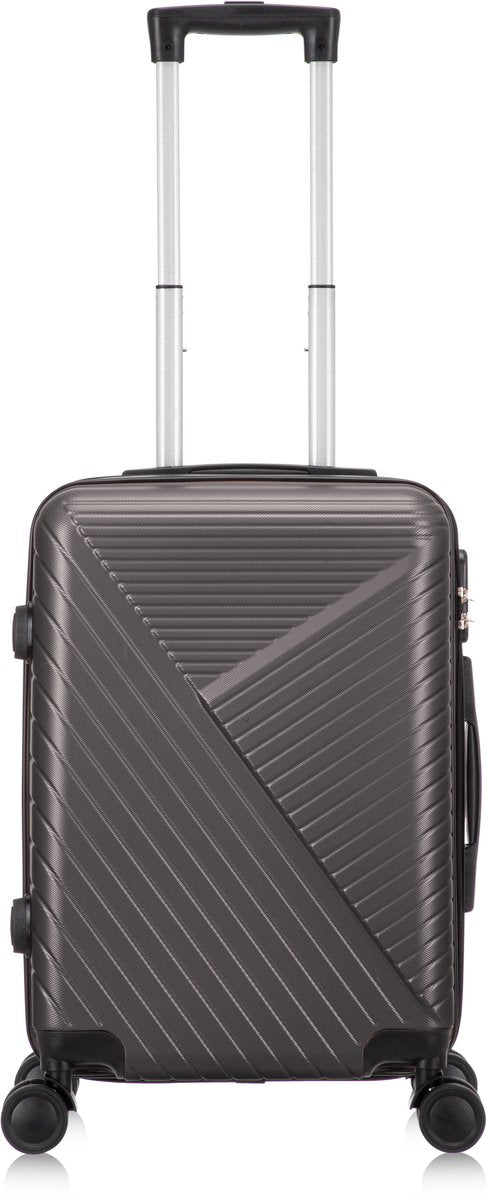 Compacte Valencia reiskoffer, perfect voor weekendjes weg; duurzame harde schaal.
