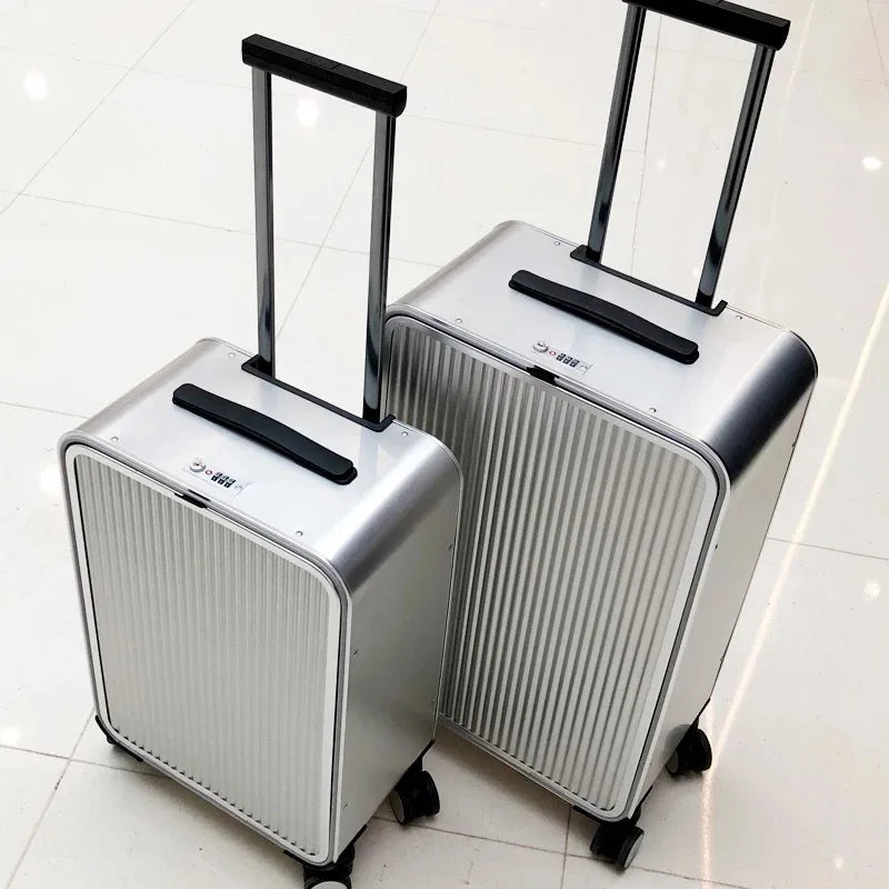 Valparaíso aluminium reiskoffer, robuuste hardshell bagage, luxe en duurzaam voor elke reis.