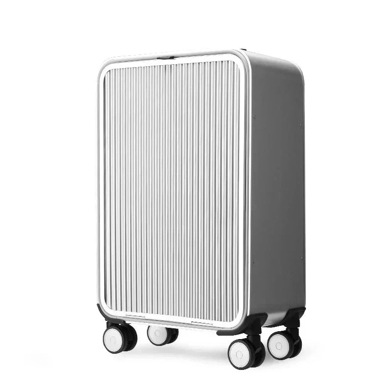 Valparaíso aluminium hardshell koffer, duurzame en robuuste bagage beschermt inhoud tijdens luxe reizen.