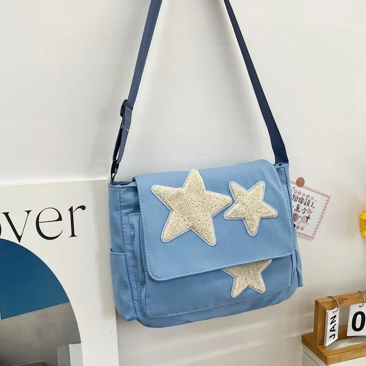 Dames Sterprint Messenger Tas - Speels & Praktisch
