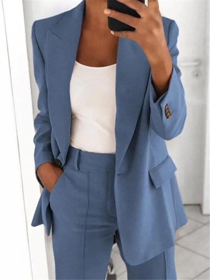 Tweedelig Blazer & Pantalon Set Dames