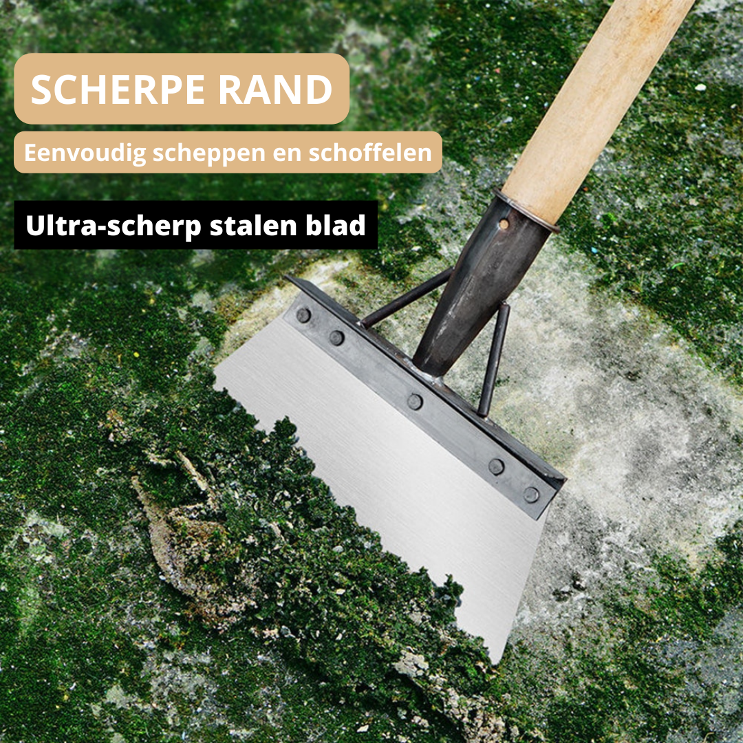 Duurzame roestvrijstalen handgereedschap tuinschep voor moeiteloos tuinieren, geschikt voor alle grondwerk.