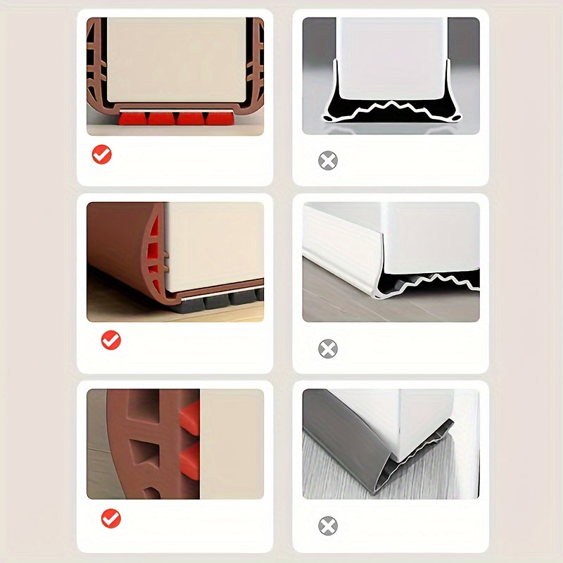 Duurzame verstelbare tochtstopper, discrete oplossing voor een geïsoleerde woning.