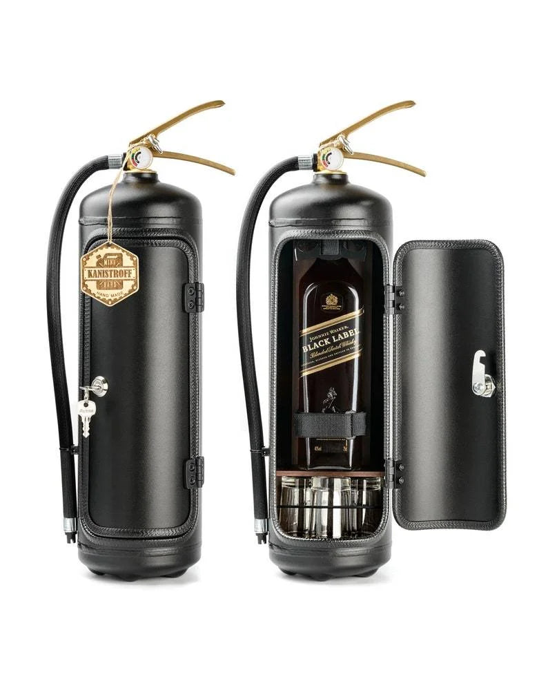 Stijlvolle brandblusser bar: Creatief geschenk voor drankliefhebbers, geheime opslag voor sterke drank in huisbar.