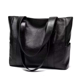 "Vintage leren schoudertas dames, ruim interieur, echt leer, verstelbare riem, tijdloze elegante tas, casual & formeel."