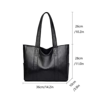 "Vintage leren schoudertas dames, ruim interieur, echt leer, verstelbare riem, tijdloze elegante tas, casual & formeel."
