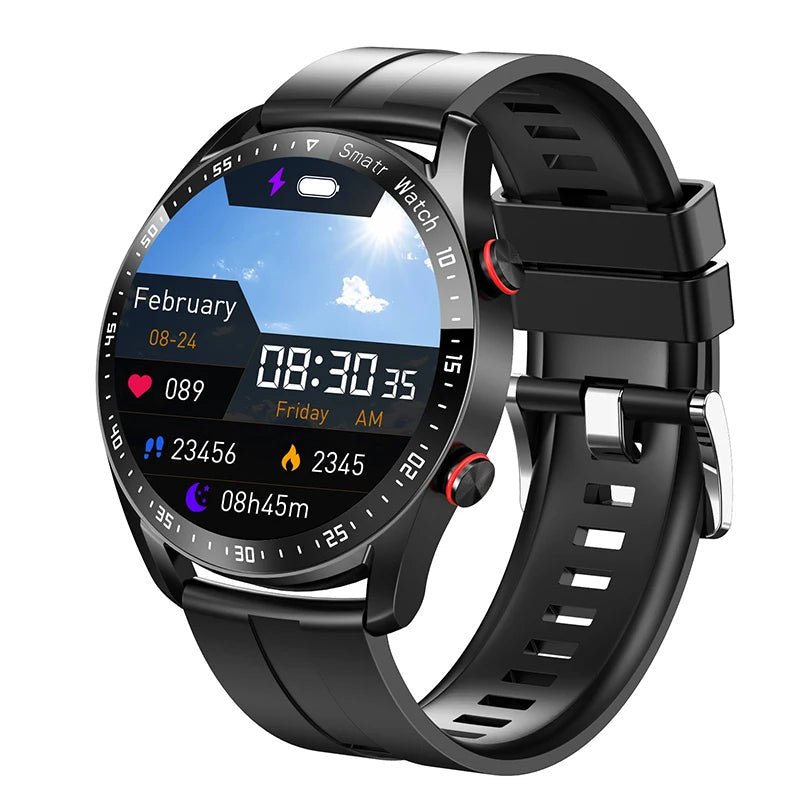 VitalTrack Pro gezondheidstracker: meet hartslag, bloeddruk, SpO2 en slaapkwaliteit met dit stijlvolle unisex horloge.