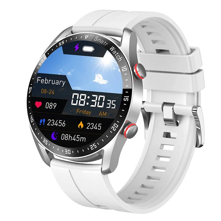 Stijlvol VitalTrack Pro unisex smartwatch: modern digitaal horloge met bluetooth functionaliteit voor dagelijks gebruik.