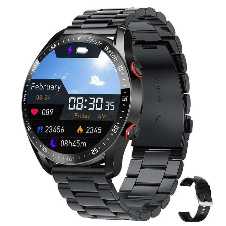 Unisex VitalTrack Pro aan de pols: comfortabel slim horloge en gezondheidstracker voor elke dag, met SpO2 en slaapmonitoring.
