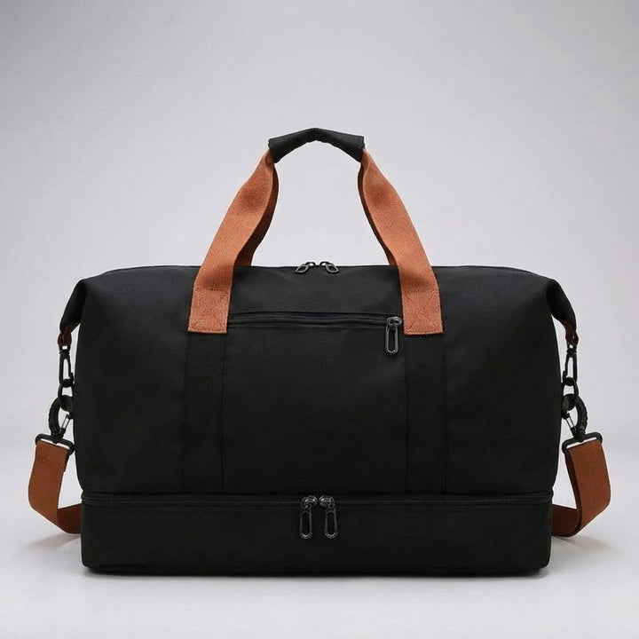 Grote sporttas/reistas (duffelbag) met slimme vakscheiding; perfect voor bagage en georganiseerd sporten.