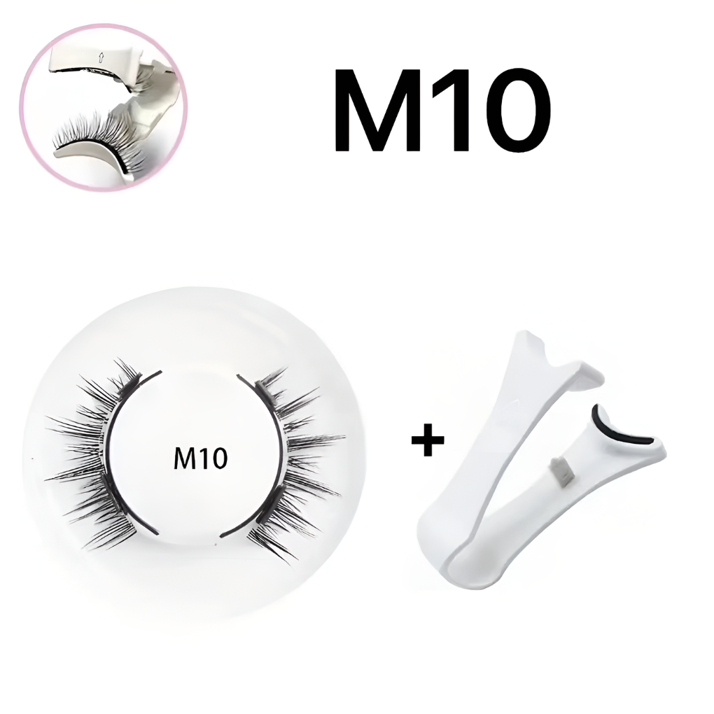 Productfoto van magnetische wimperset: compact en ideaal voor onderweg, inclusief pincet.