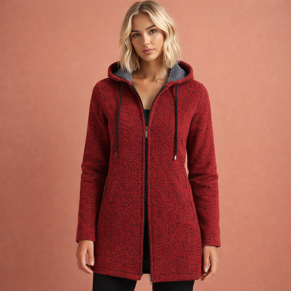 Comfortabel modieus damesvest met capuchon, perfect voor een relaxte casual look.