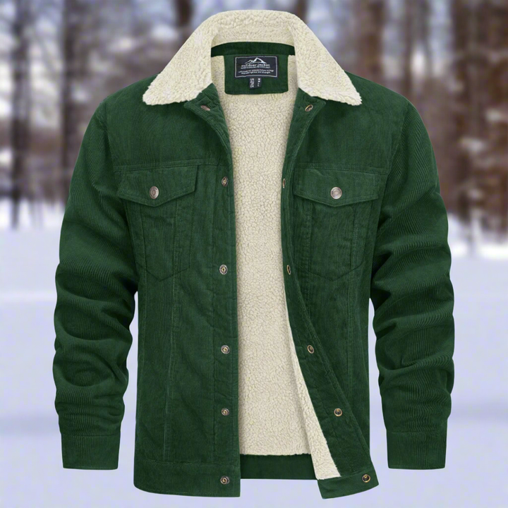 Modieus heren spijkerjack met warme voering, ideaal als winter- of herfstjack. Comfortabele buitenkleding voor dagelijks gebruik.