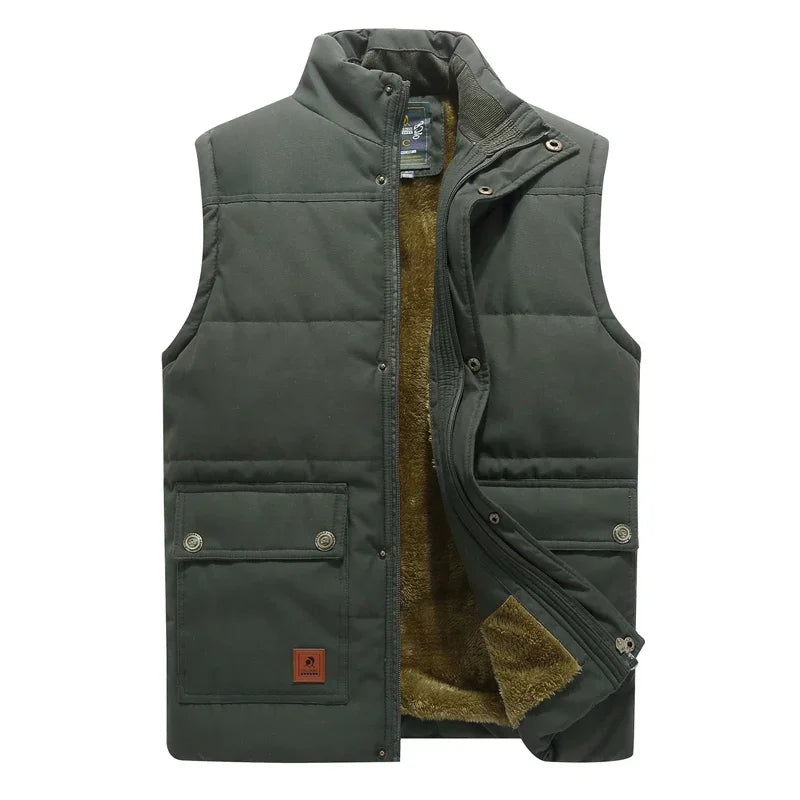Comfortabel heren bodywarmer vest, warm en functioneel voor buiten in lente/herfst.