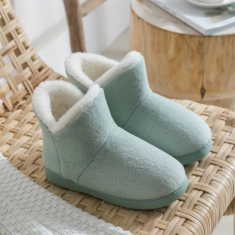 Antislip dames pantoffels, blauw, comfortabel en warm voor thuisgebruik, perfecte pasvorm