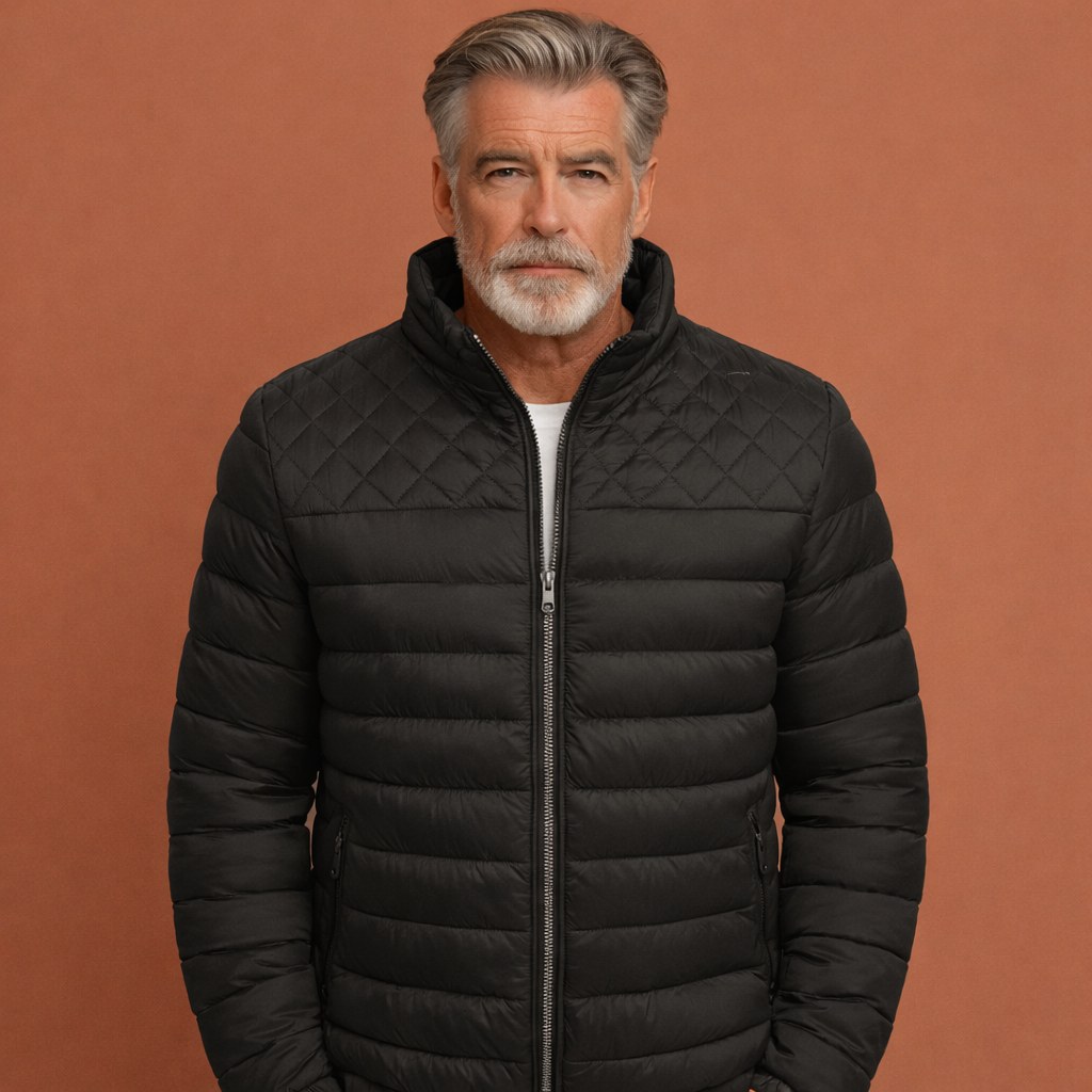 Warme en comfortabele heren winter bomberjas, stijlvol voor de koude herfst- en winterdagen.