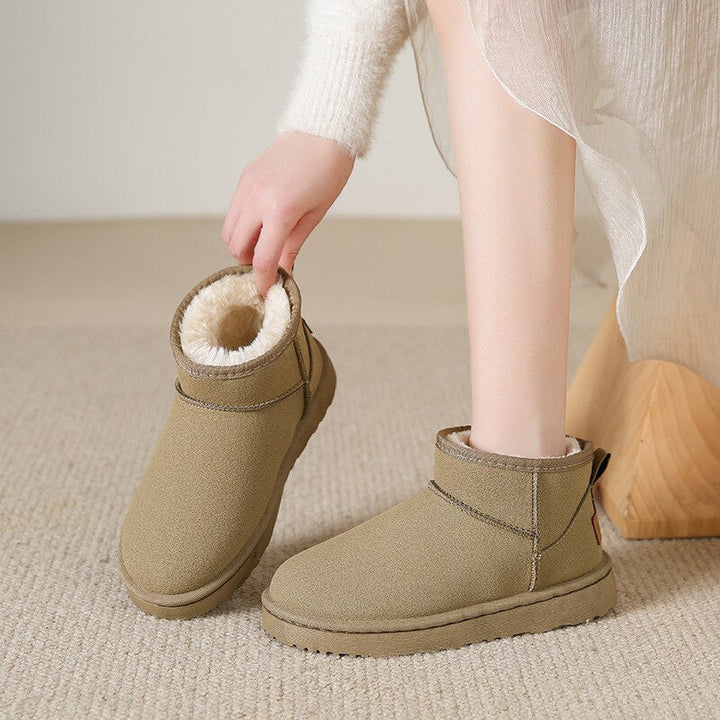 Zwarte warme dames winterlaarzen, stijlvol en comfortabel, een must-have voor de wintermode.