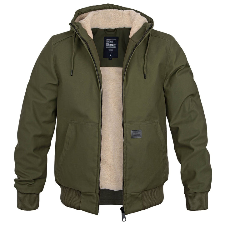 Trendy heren winter bomberjack, warme buitenjas van hoge kwaliteit, perfect voor koud weer.