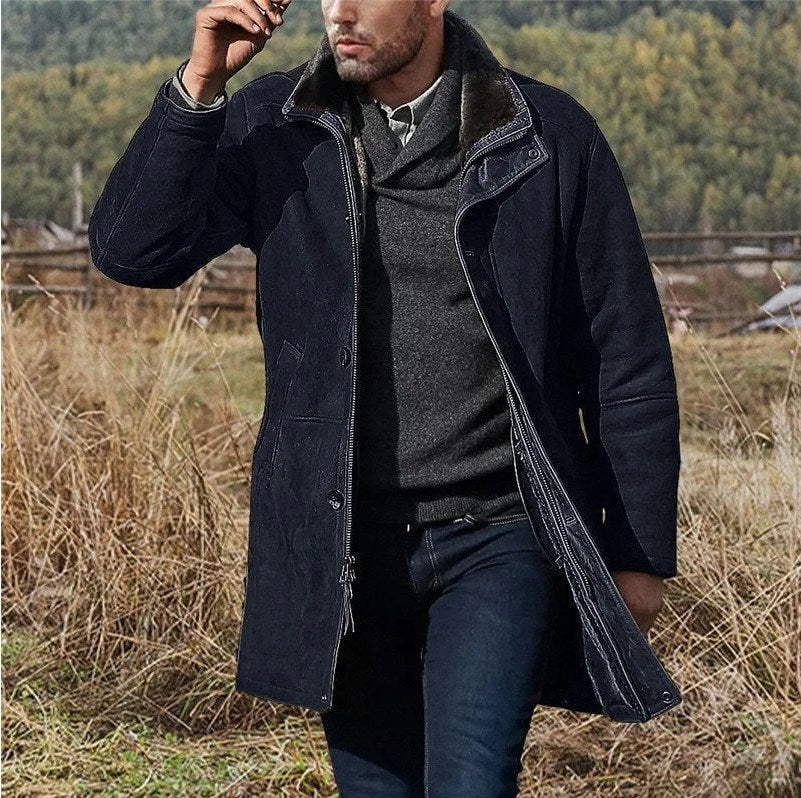 Stijlvolle en functionele heren winterjas, waterafstotend en warm, perfect voor herenmode en comfort.