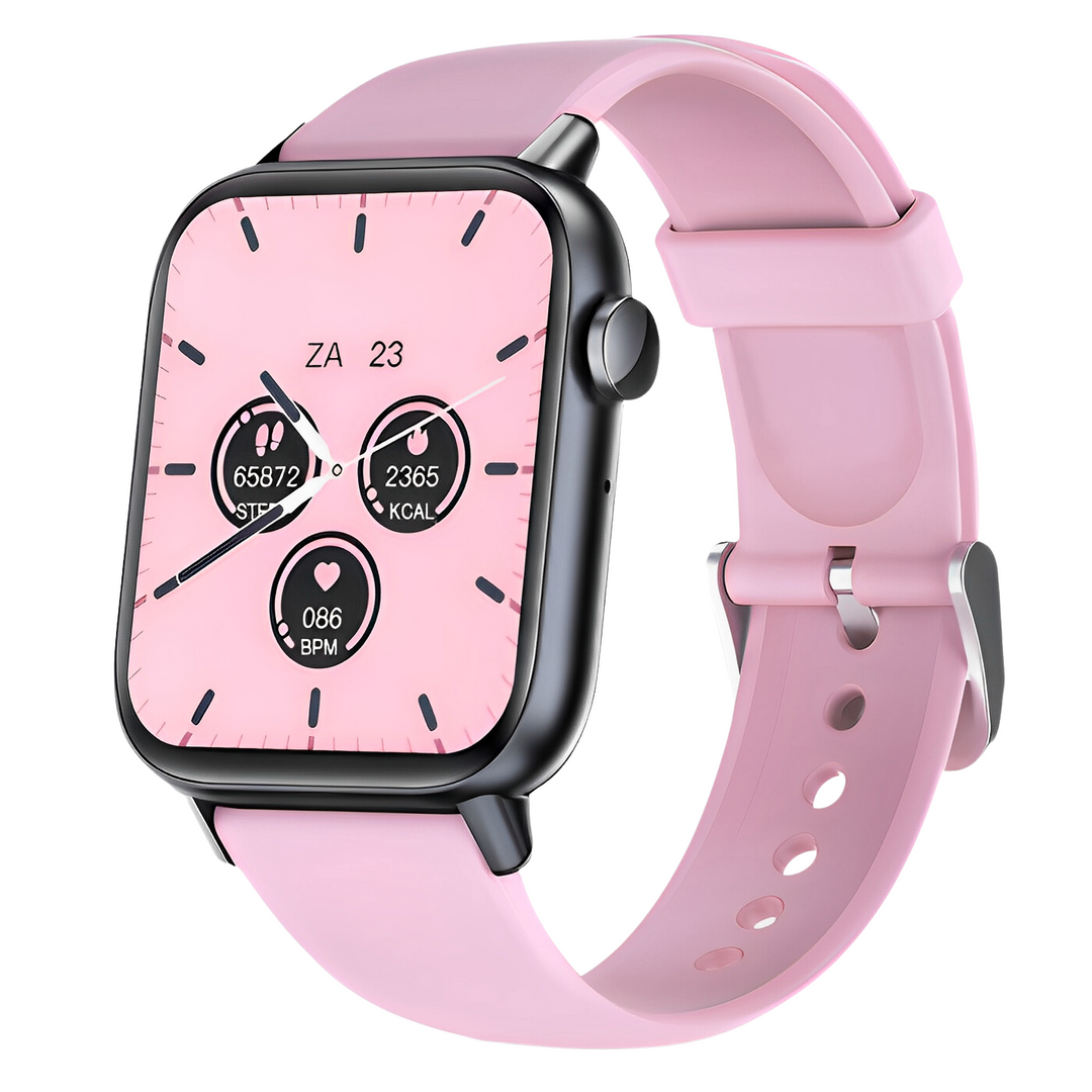 "Waterbestendige wellness smartwatch met gezondheidsmonitoring, stijlvol ontwerp en spraakbesturing, compatibel met Android/i