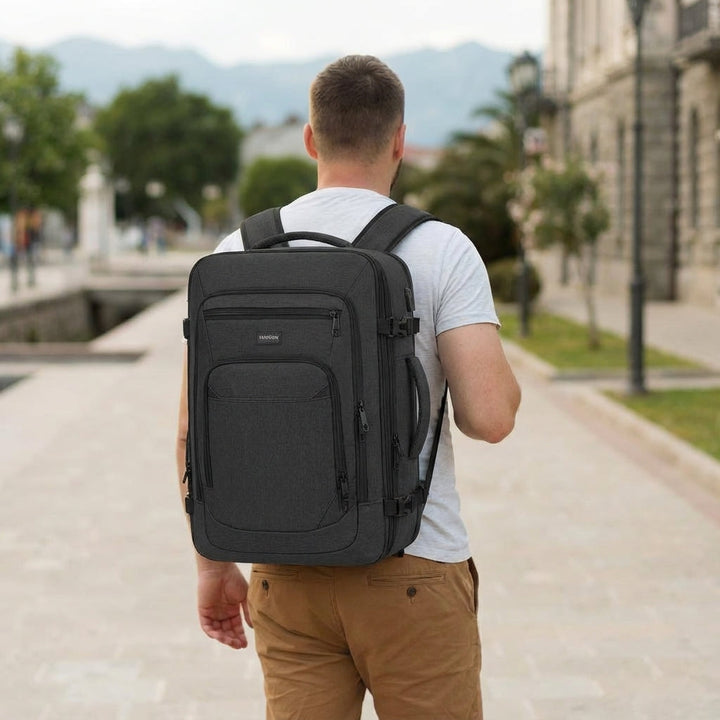 Waterbestendige zakenrugzak FlightFold voor zorgeloos reizen; ideaal als laptoprugzak & handbagage.