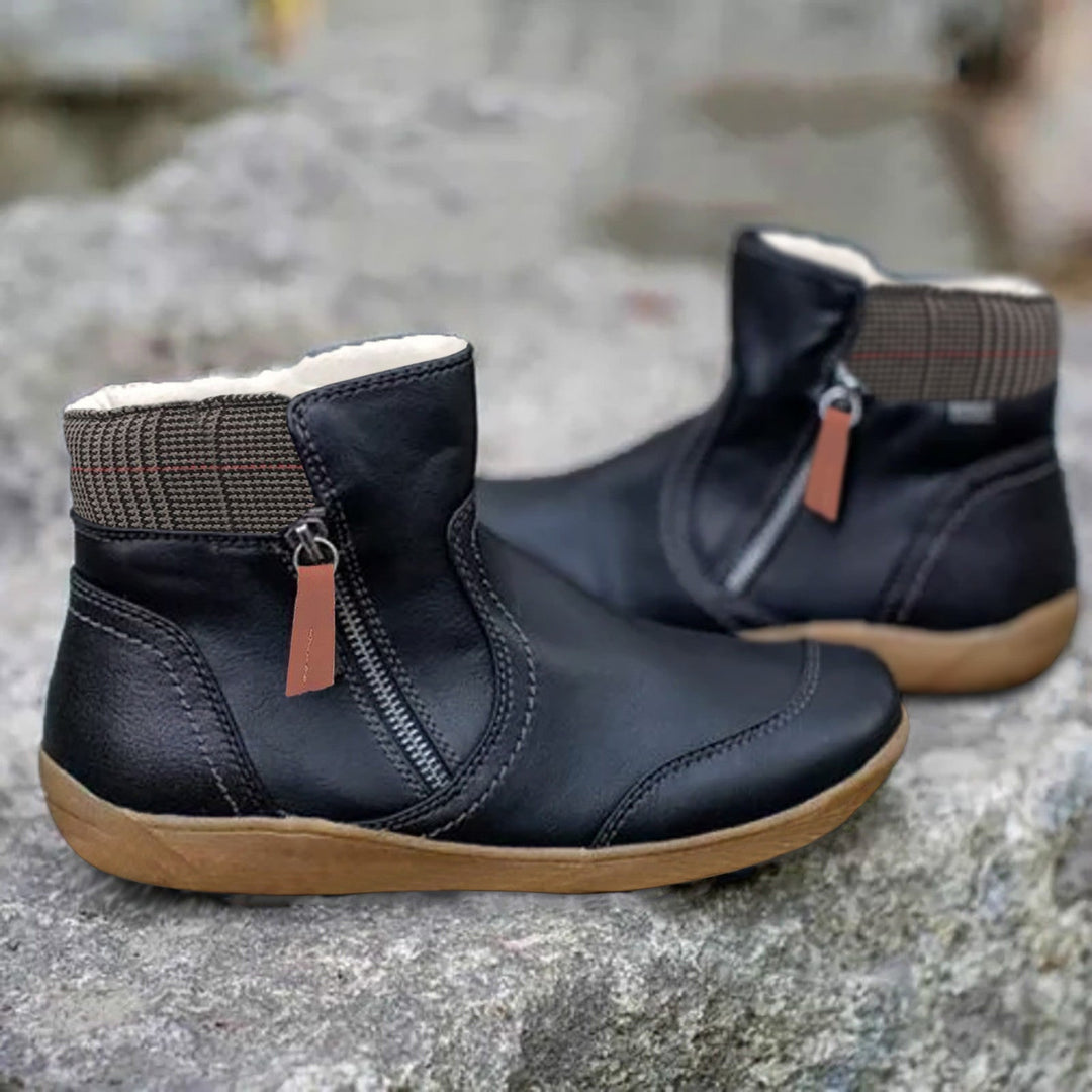 Comfortabele dames enkellaarzen, waterdicht en anti-slip, ideaal voor dagelijks gebruik en herfstmode.