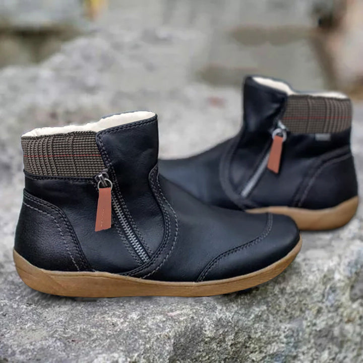 Comfortabele dames enkellaarzen, waterdicht en anti-slip, ideaal voor dagelijks gebruik en herfstmode.