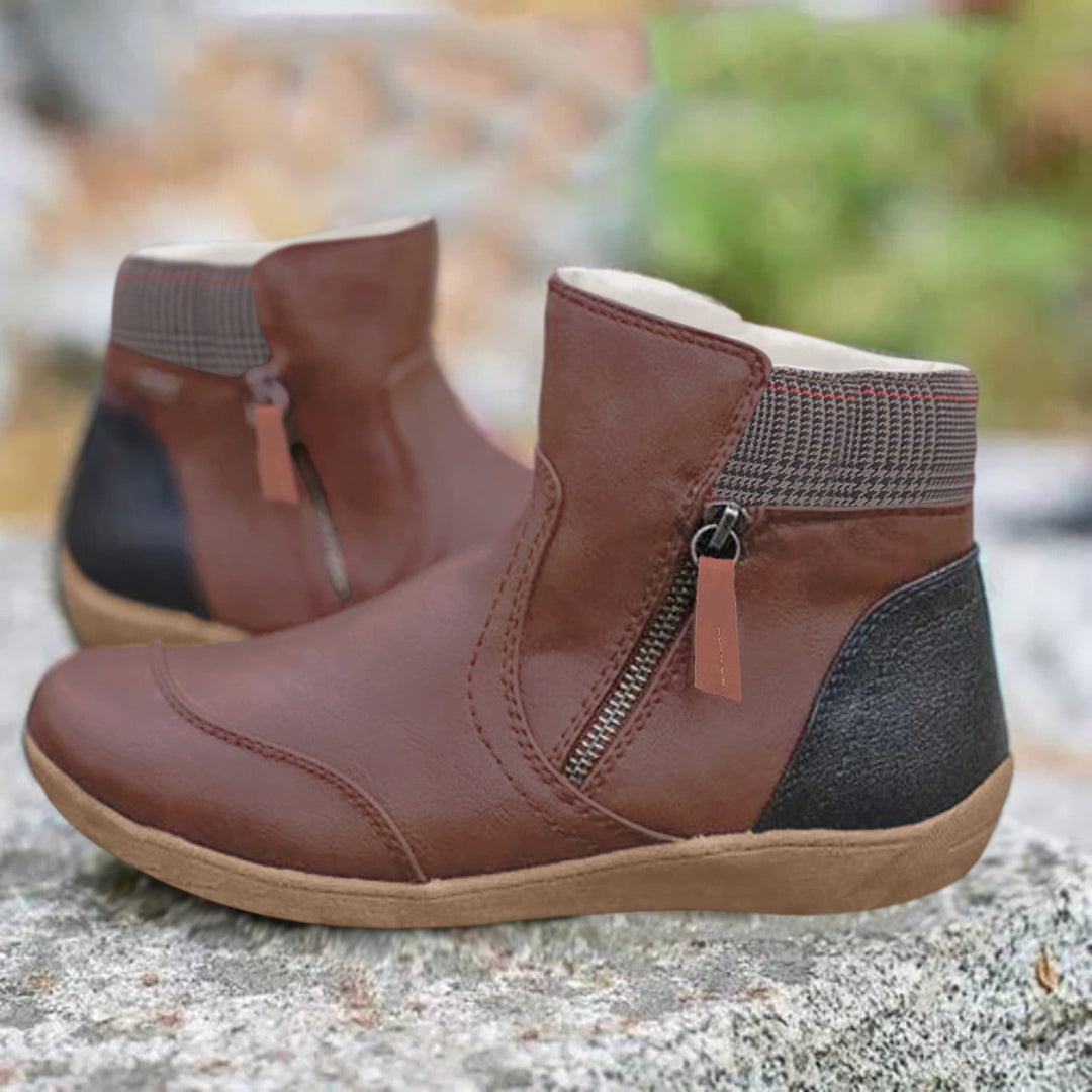 Stijlvolle waterdichte dames winterlaarzen: anti-slip zool en comfortabele pasvorm, perfect voor koude dagen.