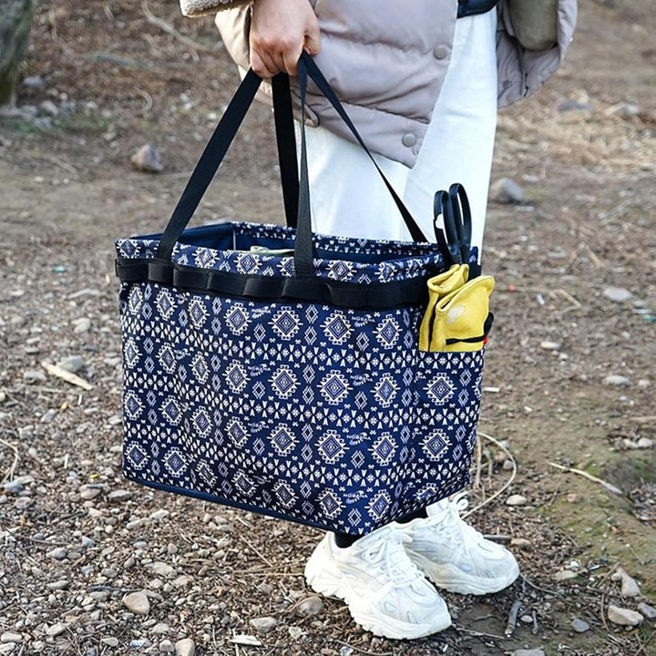 Duurzame waterdichte bagagetas, ideaal voor camping en reizen, praktisch voor organisatie.