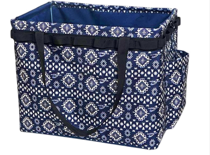 Khaki duurzame kampeertas, waterdicht Oxfordstof, ideaal voor georganiseerde camping avonturen.