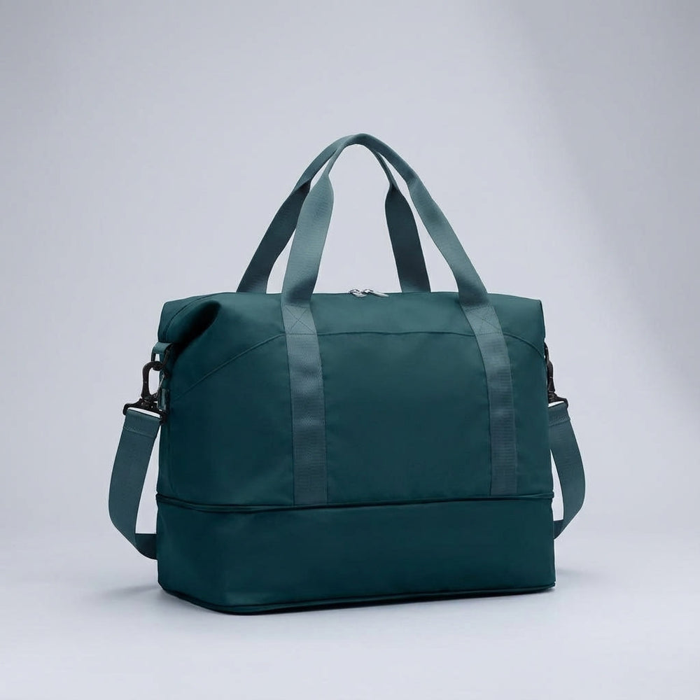 Uitbreidbare TravelNest duffelbag voor extra bagage. Perfecte waterdichte handbagage voor elke reis.