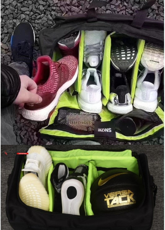 Slimme unisex reistas met aparte vakken, waterdicht, ideaal als sporttas of voor weekendtrips.