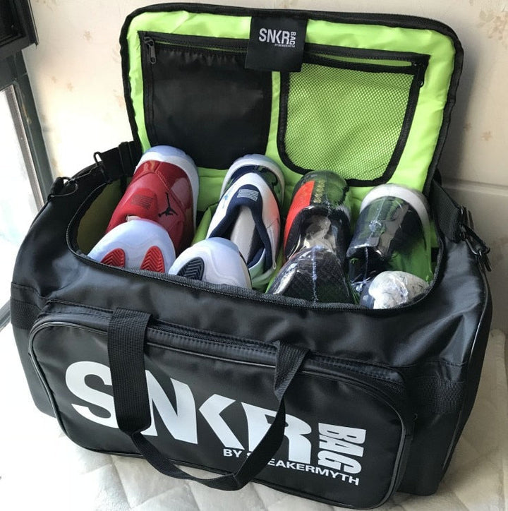 Compacte, waterdichte schoenentas en reistas, beschermt je sneakers en reisbenodigdheden op reis.