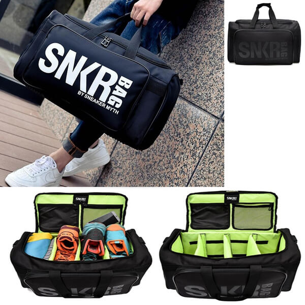 Essentiële waterbestendige weekendtas voor sneakers en sportartikelen, multifunctioneel en ruim.