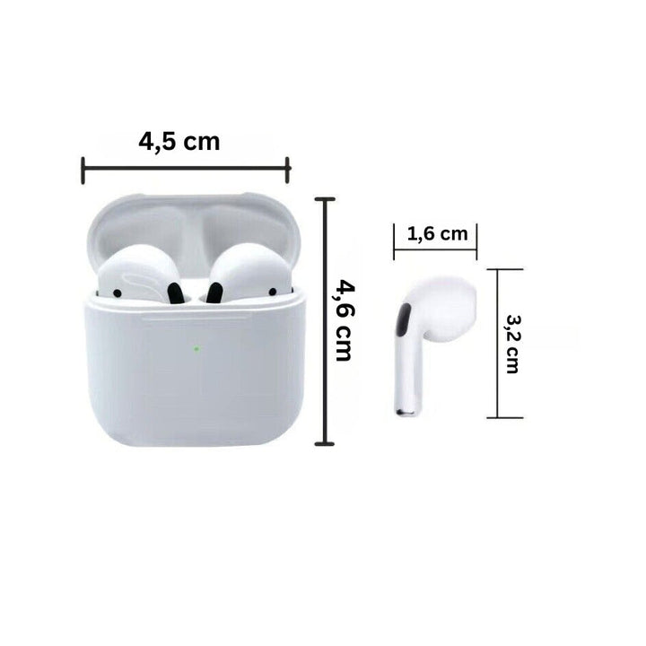 BeatPods Pro 4 draadloze oordopjes met superieur hifi geluid voor diepe bas en heldere hoge tonen via Bluetooth.