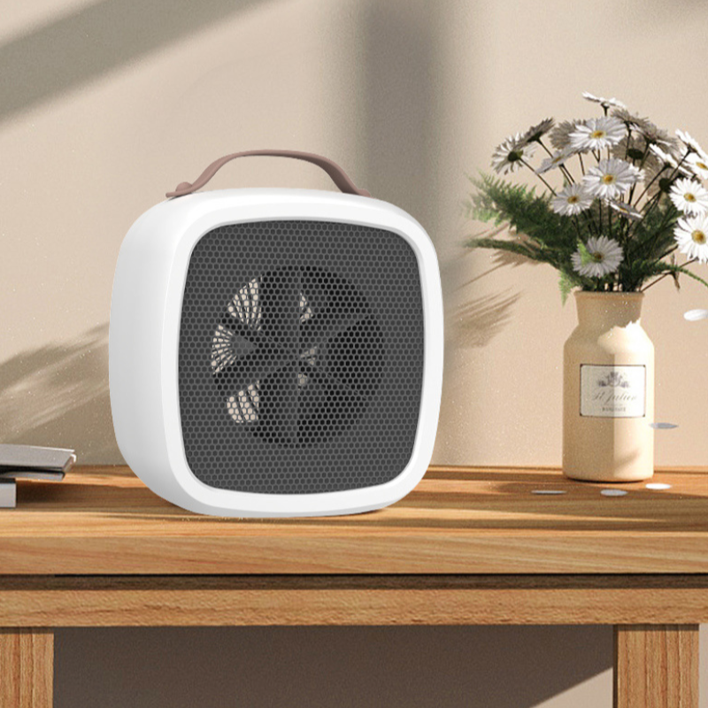 Close-up van bedieningspaneel draagbare kachel met multi-stand functies voor instelbare elektrische verwarming.