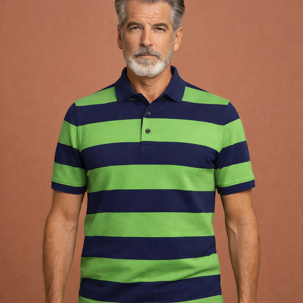 Groene heren zomerbroek, luchtig en comfortabel met losse pasvorm, ideaal voor casual zomerse dagen of vakantie.