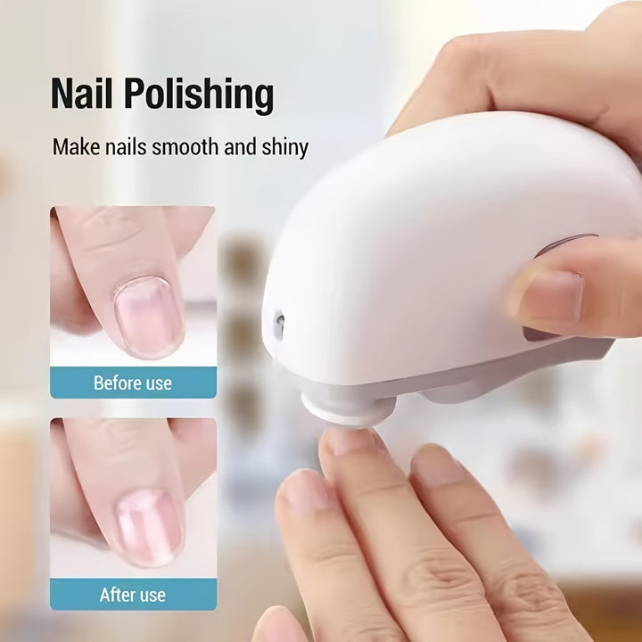 Gebruiksvriendelijke elektrische nagelknipper voor veilige, precieze nagelverzorging thuis.