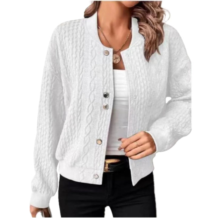 "Zacht damesvest met knoopjes, elegant ontwerp, perfect voor meerdere looks, gemaakt van hoogwaardige materialen."